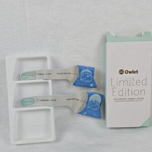 Owlet Limited Edition Fabric Socks Sleep Aware Newborn Baby Size 1 & 2 Only